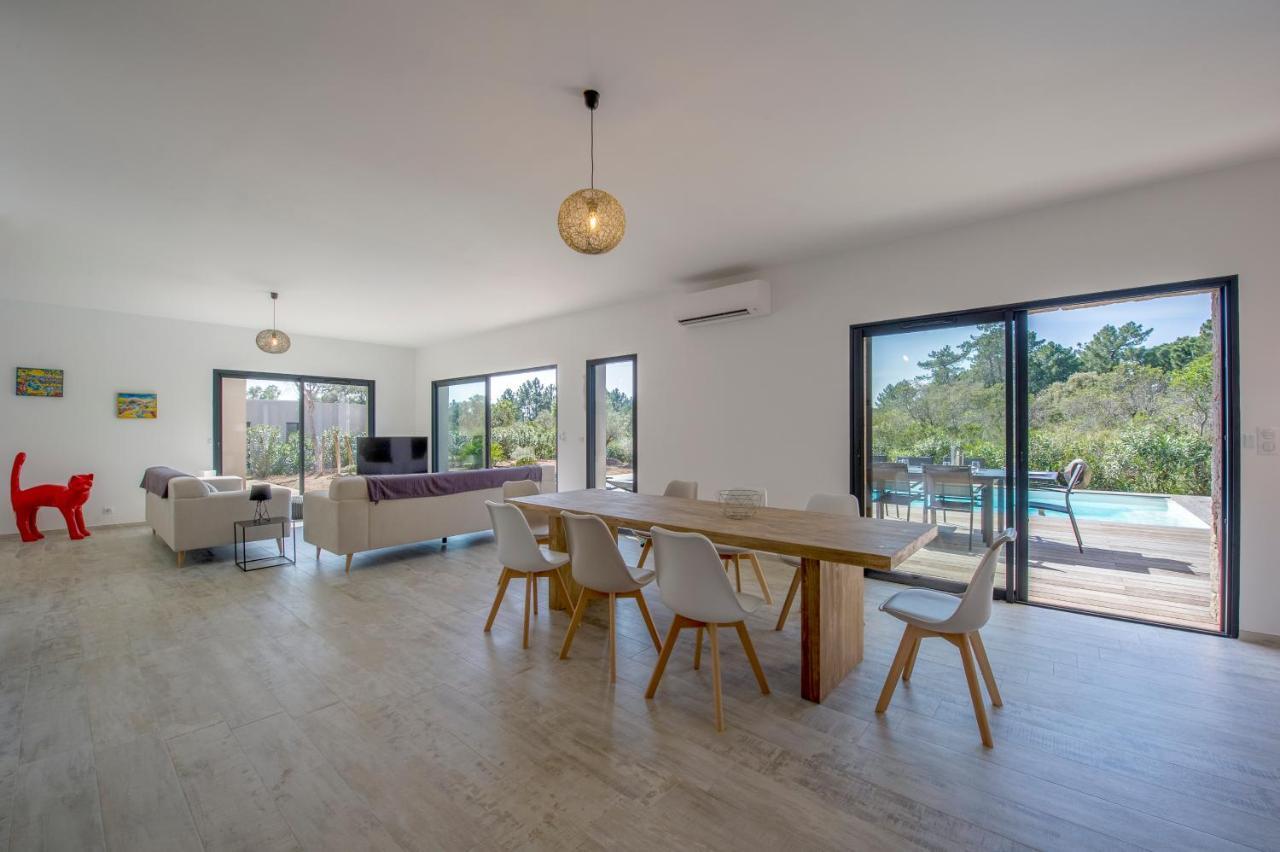 Villa Calme Luxueuse Et Proche Plage Saint-Cyprien Lecci Kültér fotó